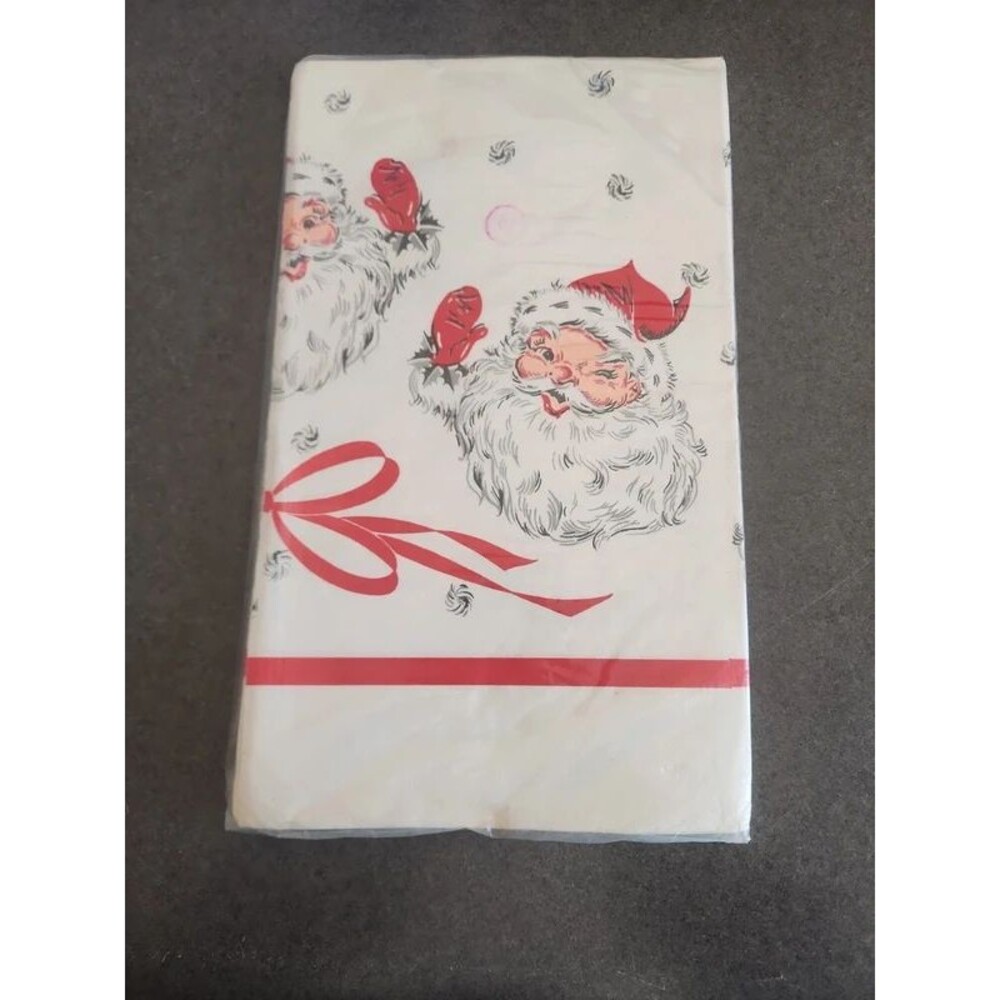 Vintage Woolworth Happy Home Mid-Century Santa Claus Party Set